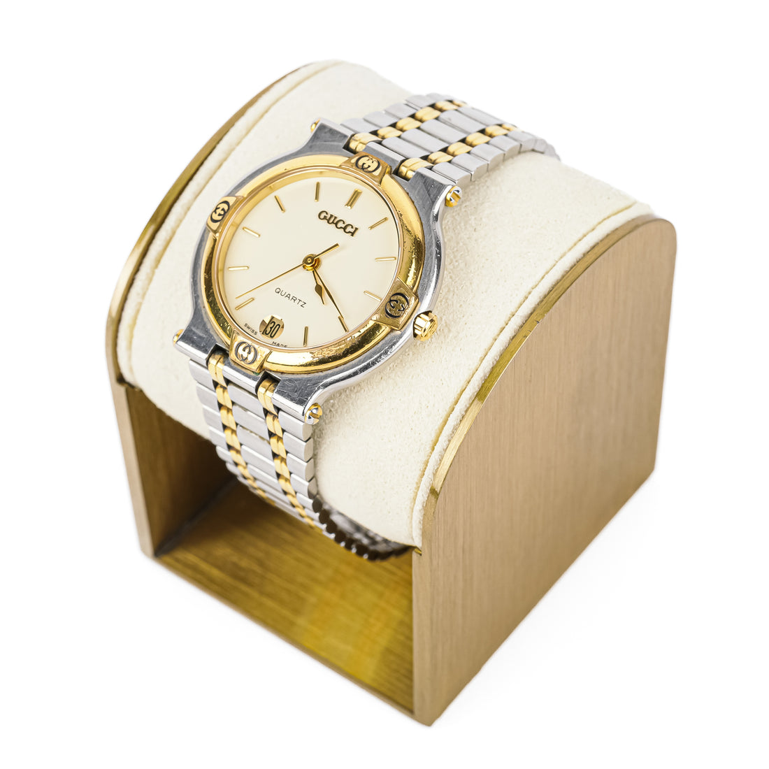 GUCCI 9000M 2 Tone Stainless Steel  Men's Watch