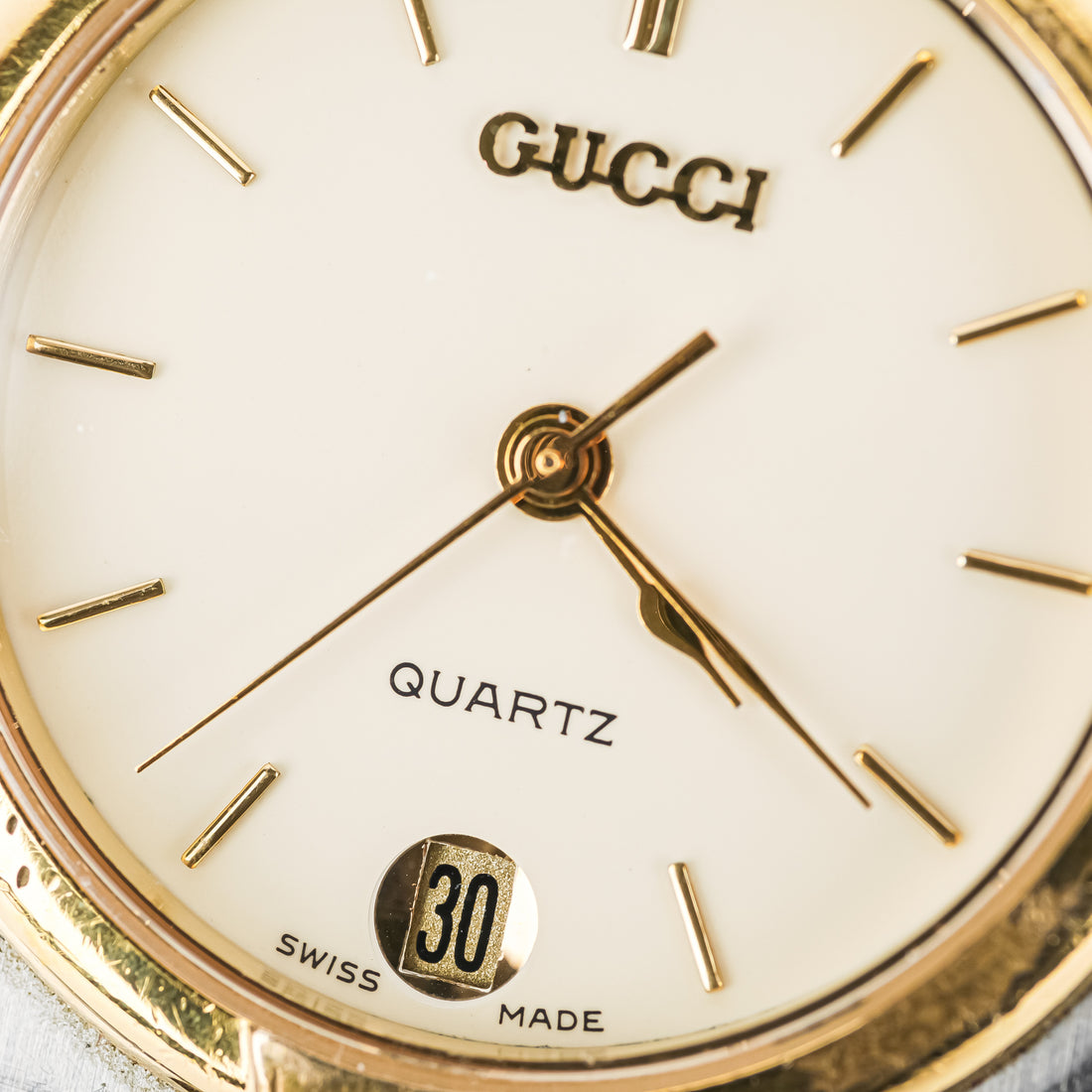 GUCCI 9000M 2 Tone Stainless Steel  Men's Watch