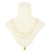 BIRKS 14K Freshwater Rice Pearl Torsade Necklace