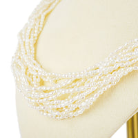 BIRKS 14K Freshwater Rice Pearl Torsade Necklace
