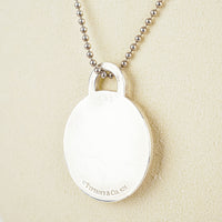 TIFFANY & CO 925 Return to Round Tag Bead Necklace