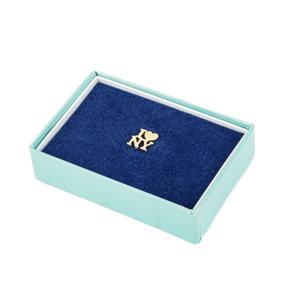 TIFFANY & CO Vermeil Sterling I LOVE NY Pin