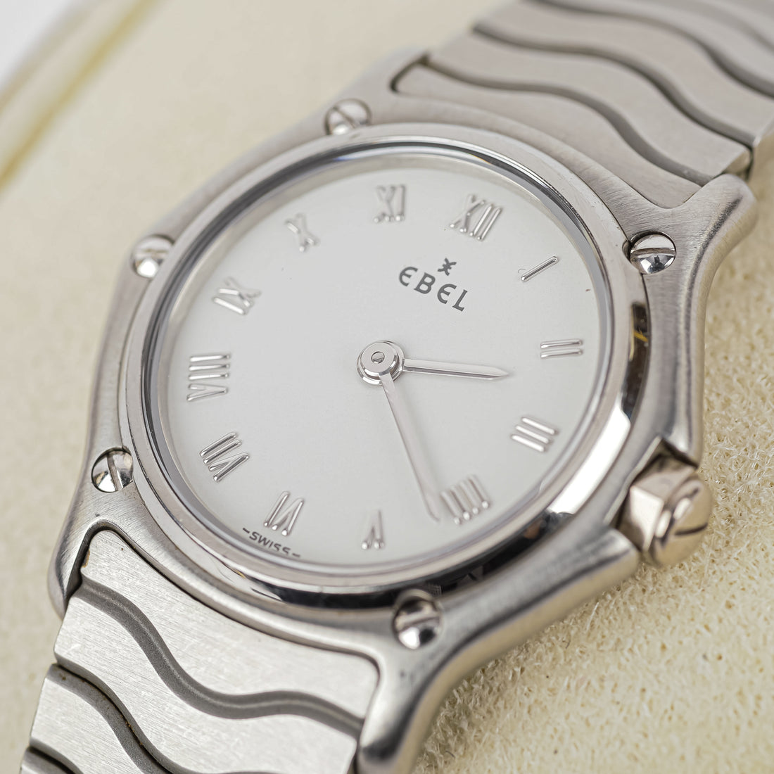 EBEL Stainless Steel Classic Wave Ladies Watch - 25mm
