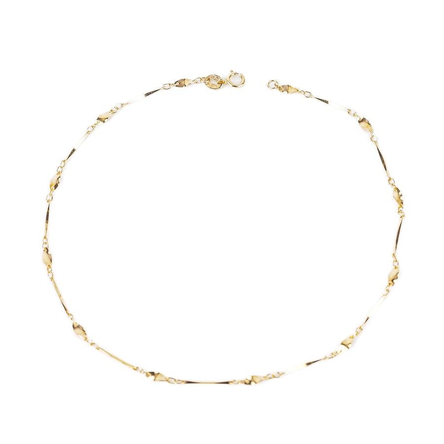 10K Yellow Gold Anklet