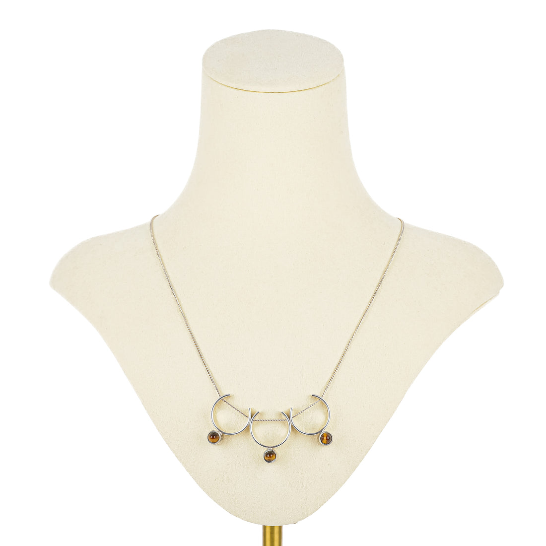 KUPITTAAN KULTA Elis Kauppi Sterling Tigers Eye Necklace