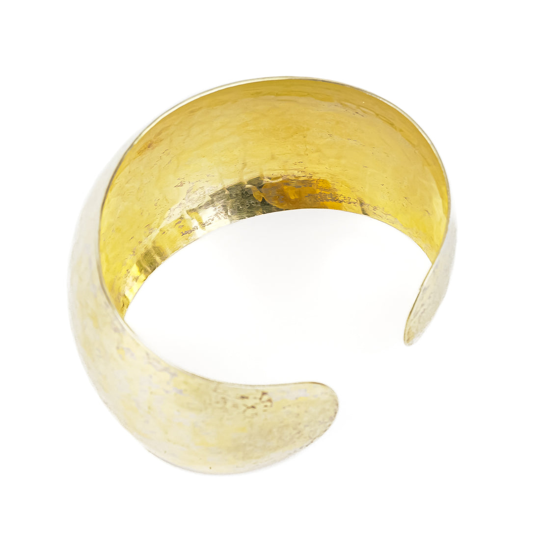 Vermeil 925 Hammered Cuff Bracelet