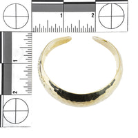 Vermeil 925 Hammered Cuff Bracelet