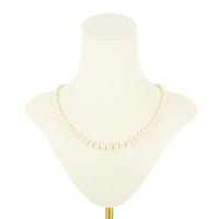 10K Graduated Pearl Necklace