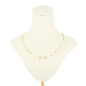 10K Graduated Pearl Necklace
