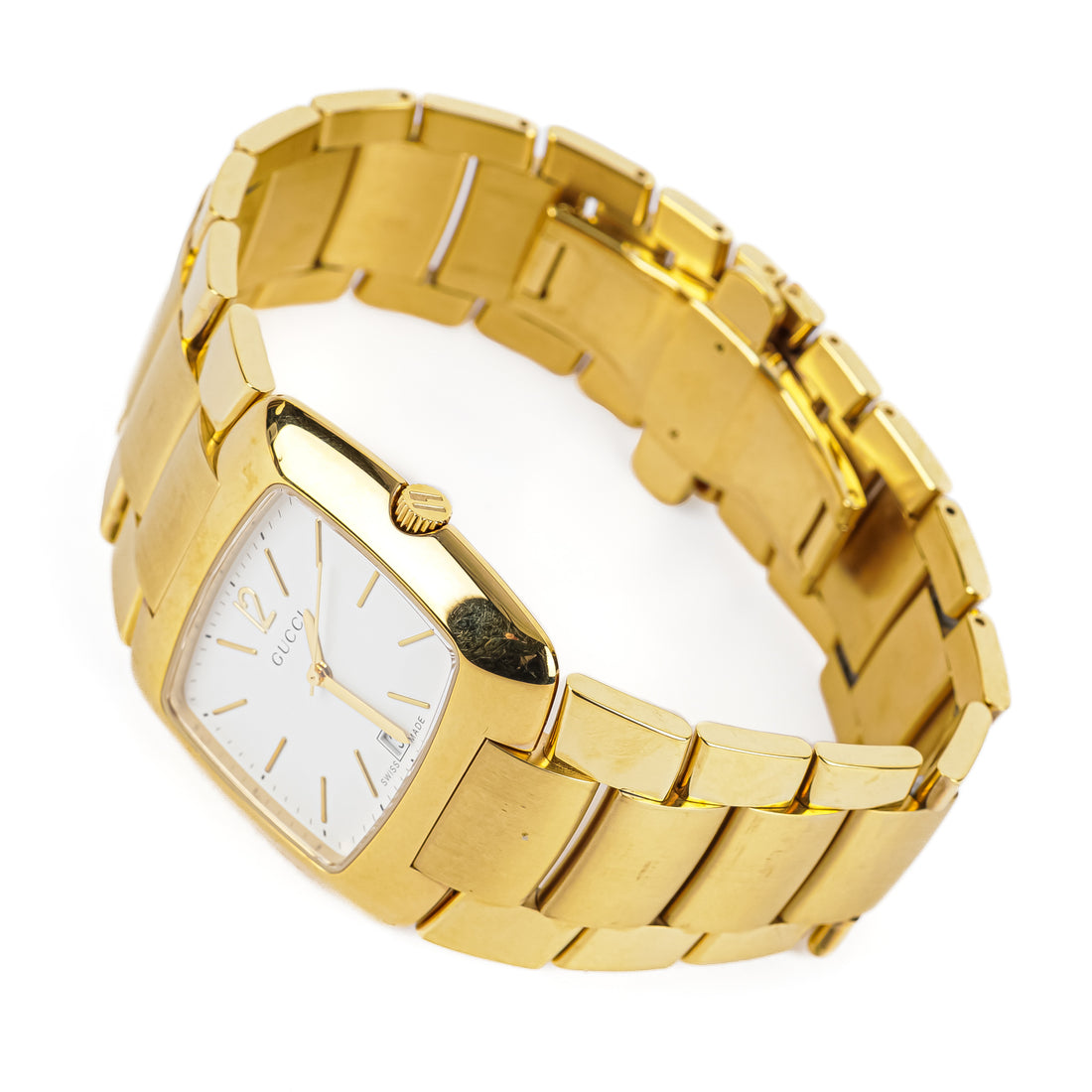 GUCCI 8500M Gold Tone Stainless Steel Men Watch