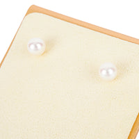 14K Yellow Gold Akoya Pearl Studs 7mm