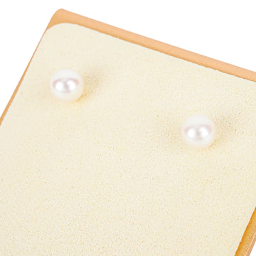 14K Yellow Gold Akoya Pearl Studs 7mm