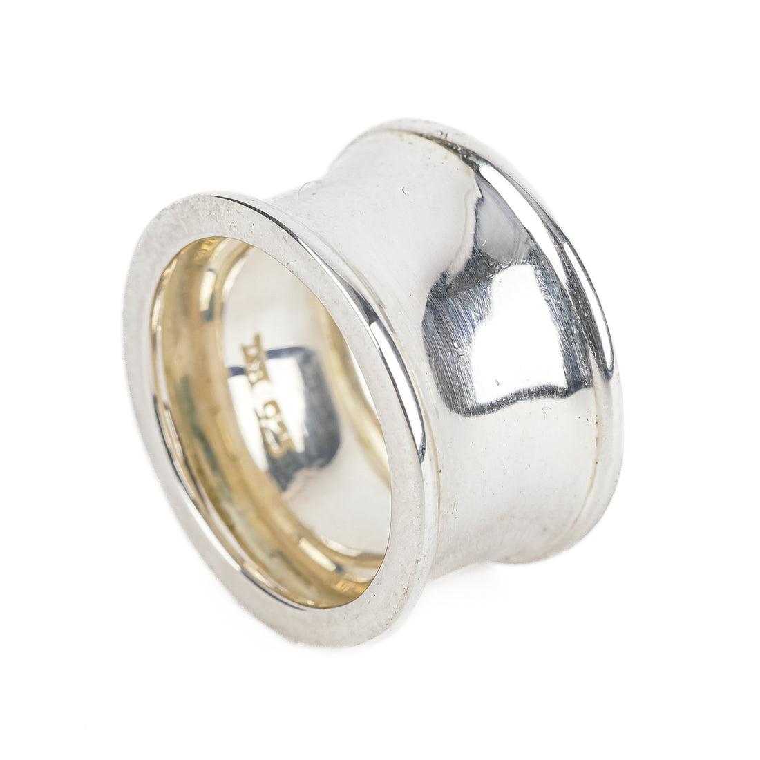 THISTLE & BEE Sterling Concave Band Ring