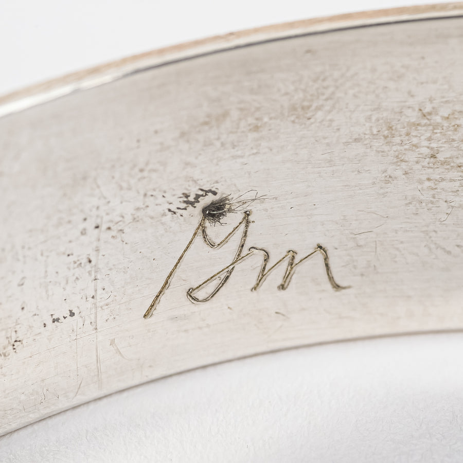 Haida Sterling Chased Cuff Bracelet