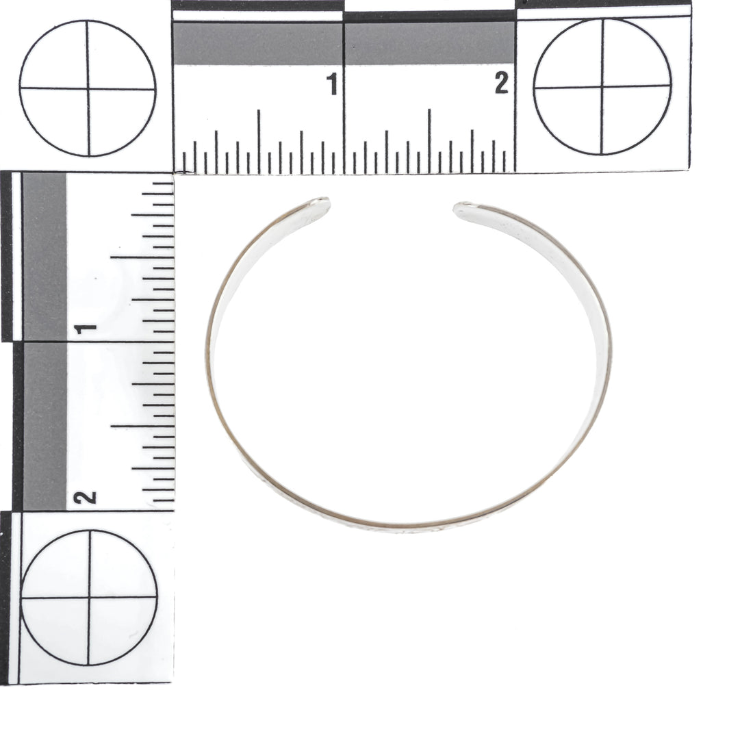 Haida Sterling Chased Cuff Bracelet