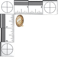 14K Multistone Cabochon Cage Earrings