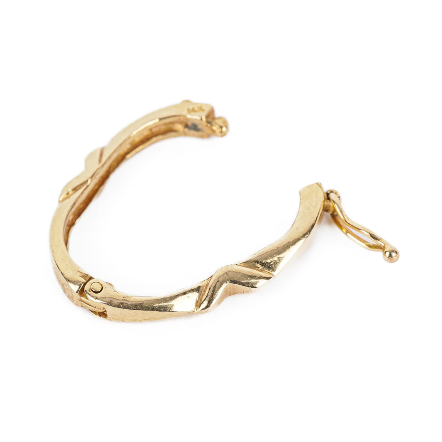 14K Yellow Gold Necklace Connector