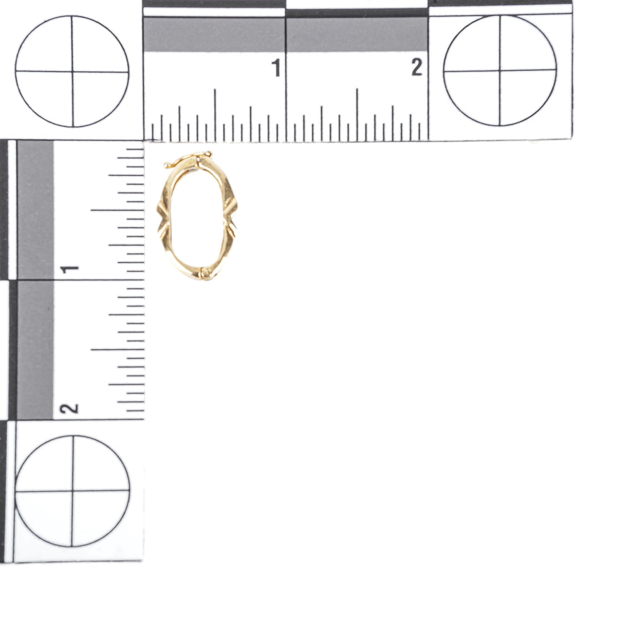 14K Yellow Gold Necklace Connector