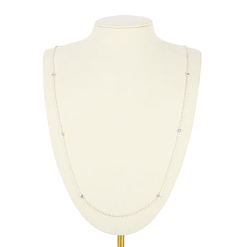 THISTLE & BEE Sterling Quartz Station Necklace