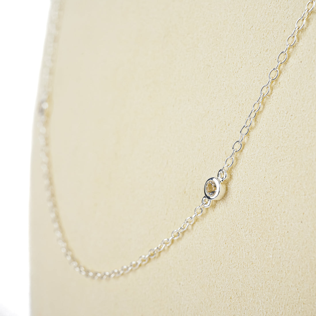 THISTLE & BEE Sterling Quartz Station Necklace