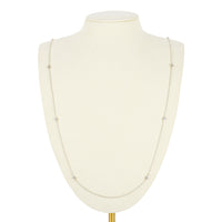 THISTLE & BEE Sterling Quartz Station Necklace