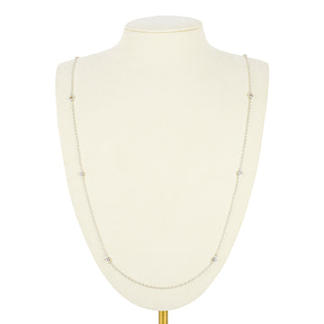 THISTLE & BEE Sterling Quartz Station Necklace