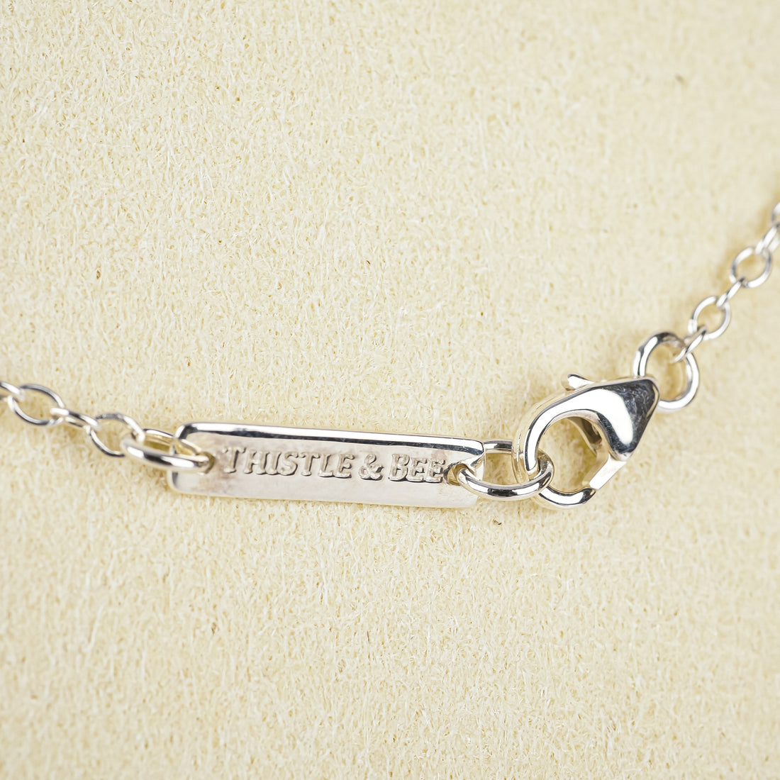 THISTLE & BEE Sterling Quartz Station Necklace