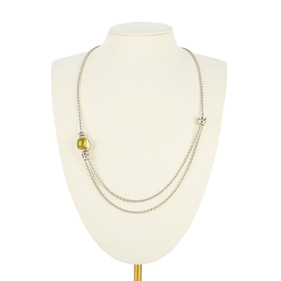 BIRKS Sterling Cabochon Citrine Necklace