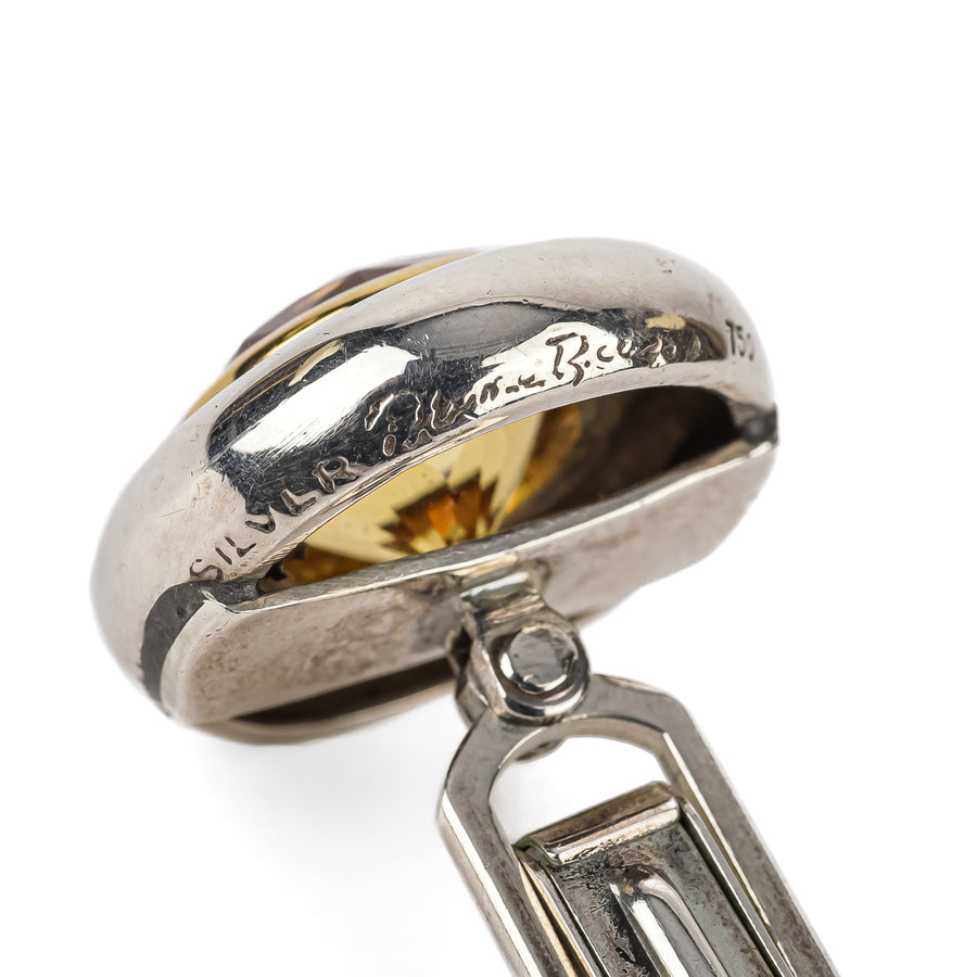 TIFFANY & CO Sterling & 18K Paloma Picasso Cufflinks
