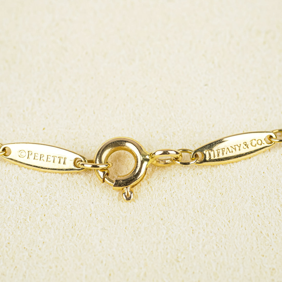 TIFFANY Elsa Peretti 18KYellow Gold Diamonds by the Yard Necklace