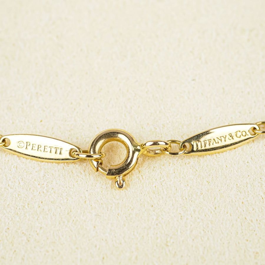TIFFANY Elsa Peretti 18KYellow Gold Diamonds by the Yard Necklace