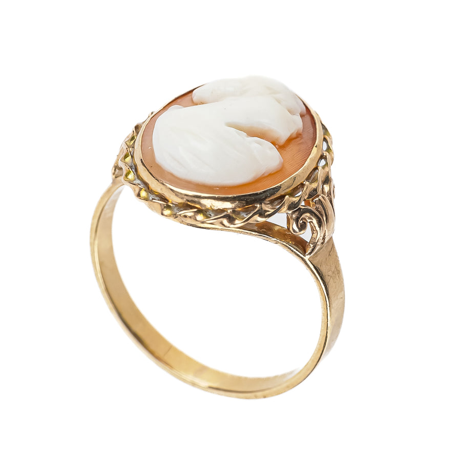 10K Yellow Gold Cameo Ring