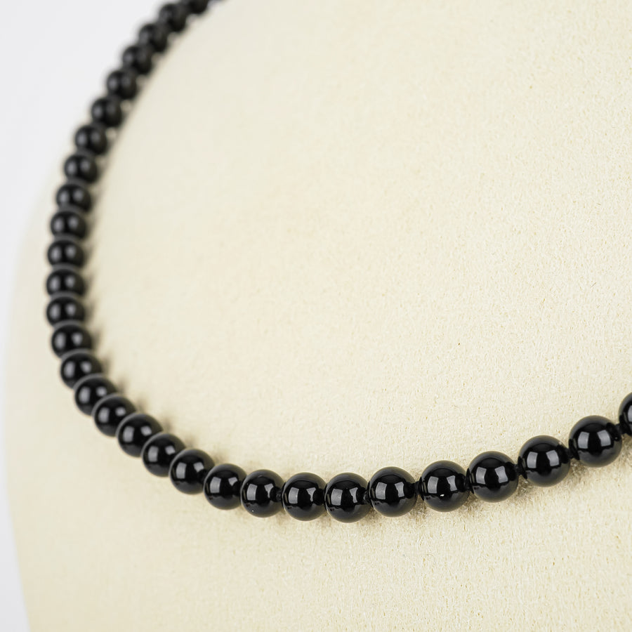 Onyx Bead Necklace