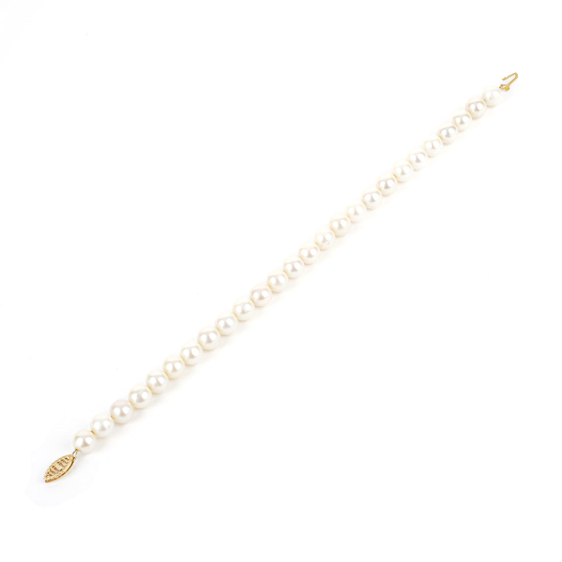 14K Yellow Gold Pearl Bracelet