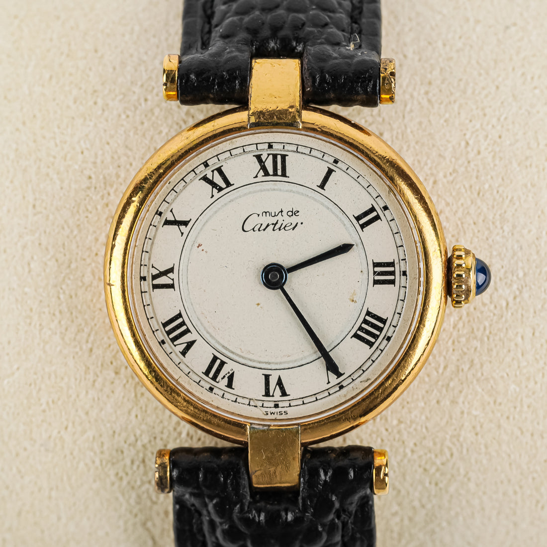 CARTIER Must de Cartier Vermeil 925 Round Watch