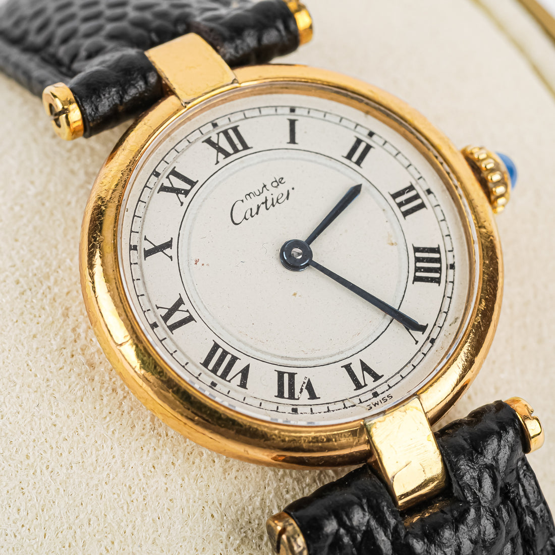 CARTIER Must de Cartier Vermeil 925 Round Watch