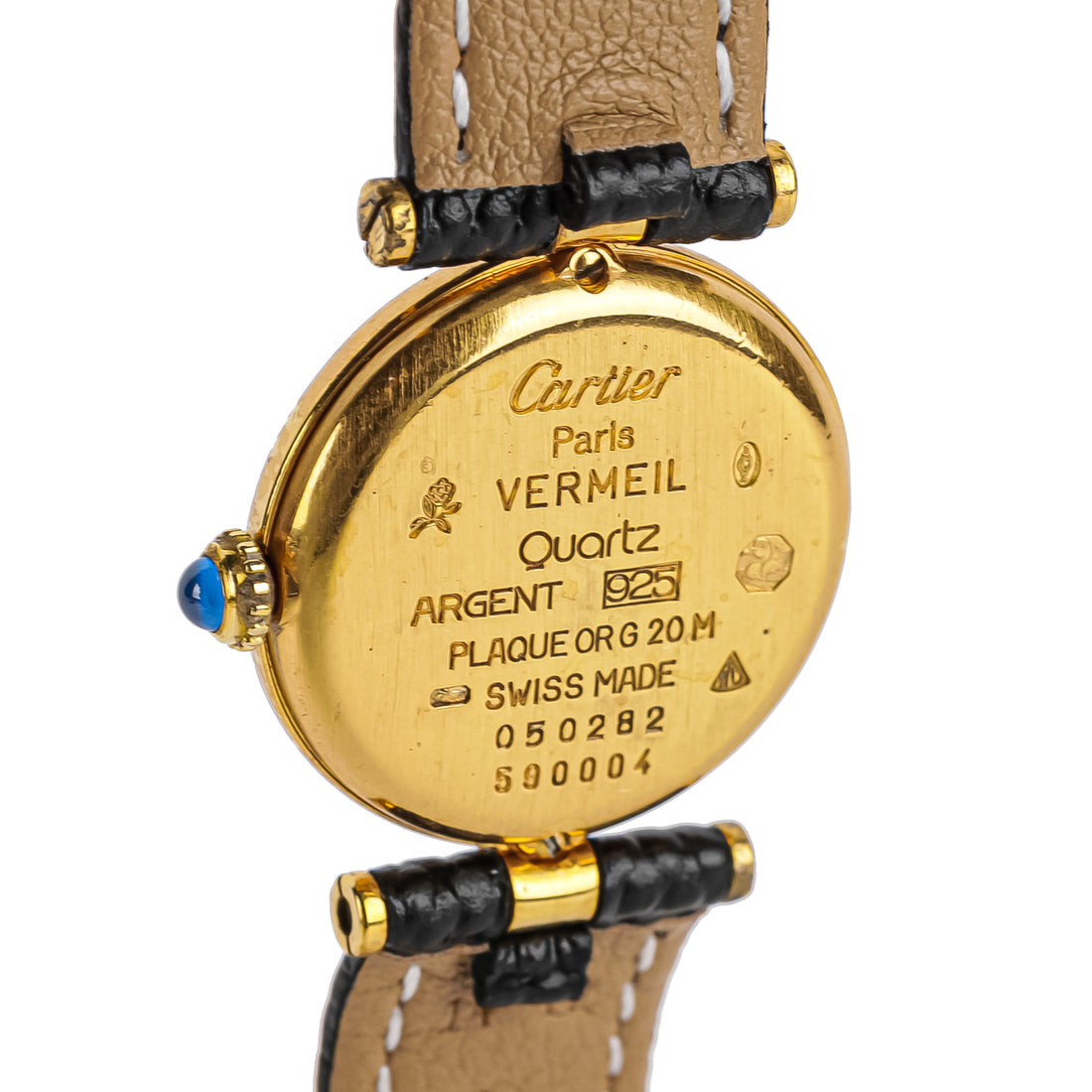 CARTIER Must de Cartier Vermeil 925 Round Watch