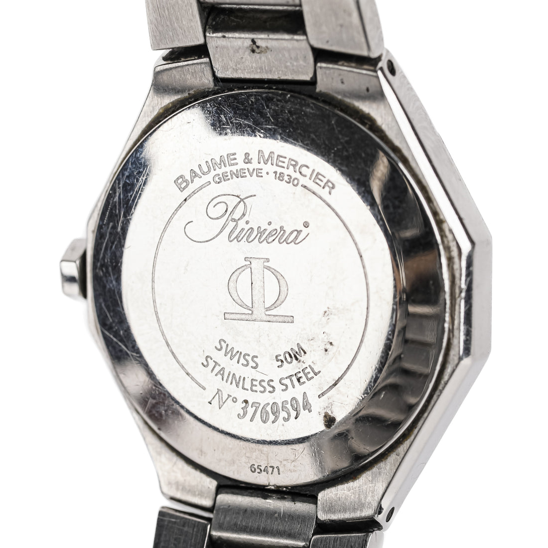 BAUME MERCIER Stainless Steel Riviera Ladies Watch