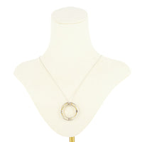 TIFFANY & CO Sterling Atlas Medallion Pendant Necklace