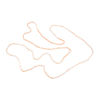 Pink Coral & Gold Bead Bead Infinity Necklace