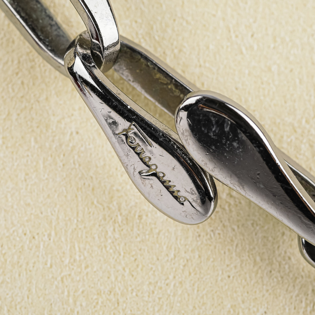 SALVATORE FERRAGAMO Gunmetal Necklace
