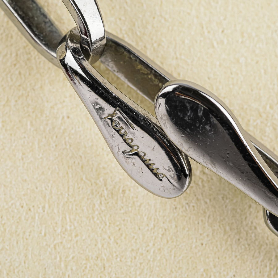 SALVATORE FERRAGAMO Gunmetal Necklace