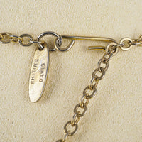 WHITING & DAVIS Gold Mesh Tie Necklace
