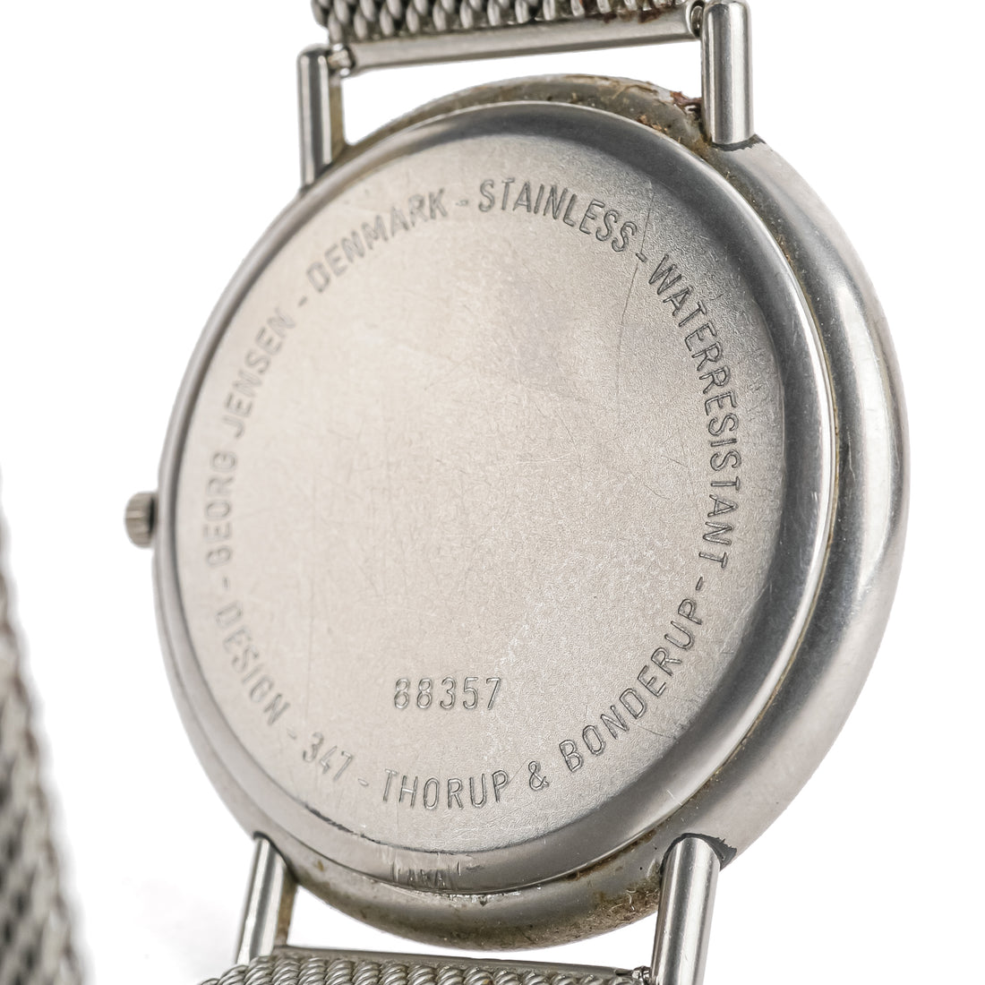 GEORG JENSEN Stainless Steel Thorup & Bonderup 347 Watch