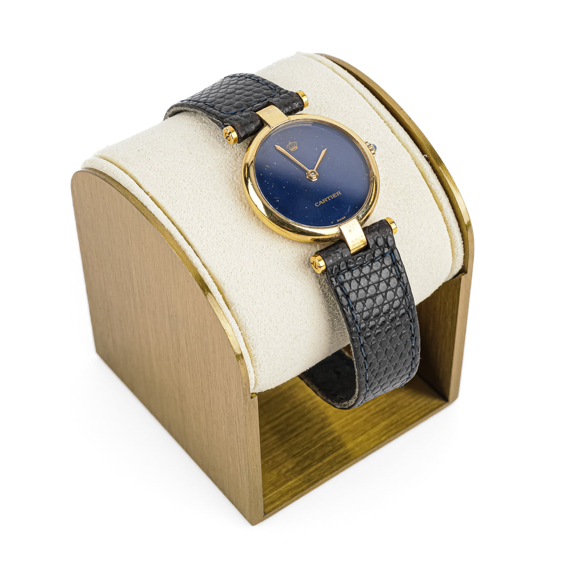 CARTIER Must de Cartier Gold Plated Sterling Round Watch