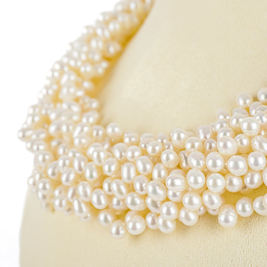 TIFFANY & CO Paloma Picassso 18K Pearl 8 Strand Necklace