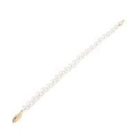 14K Yellow Gold Pearl Bracelet 7mm