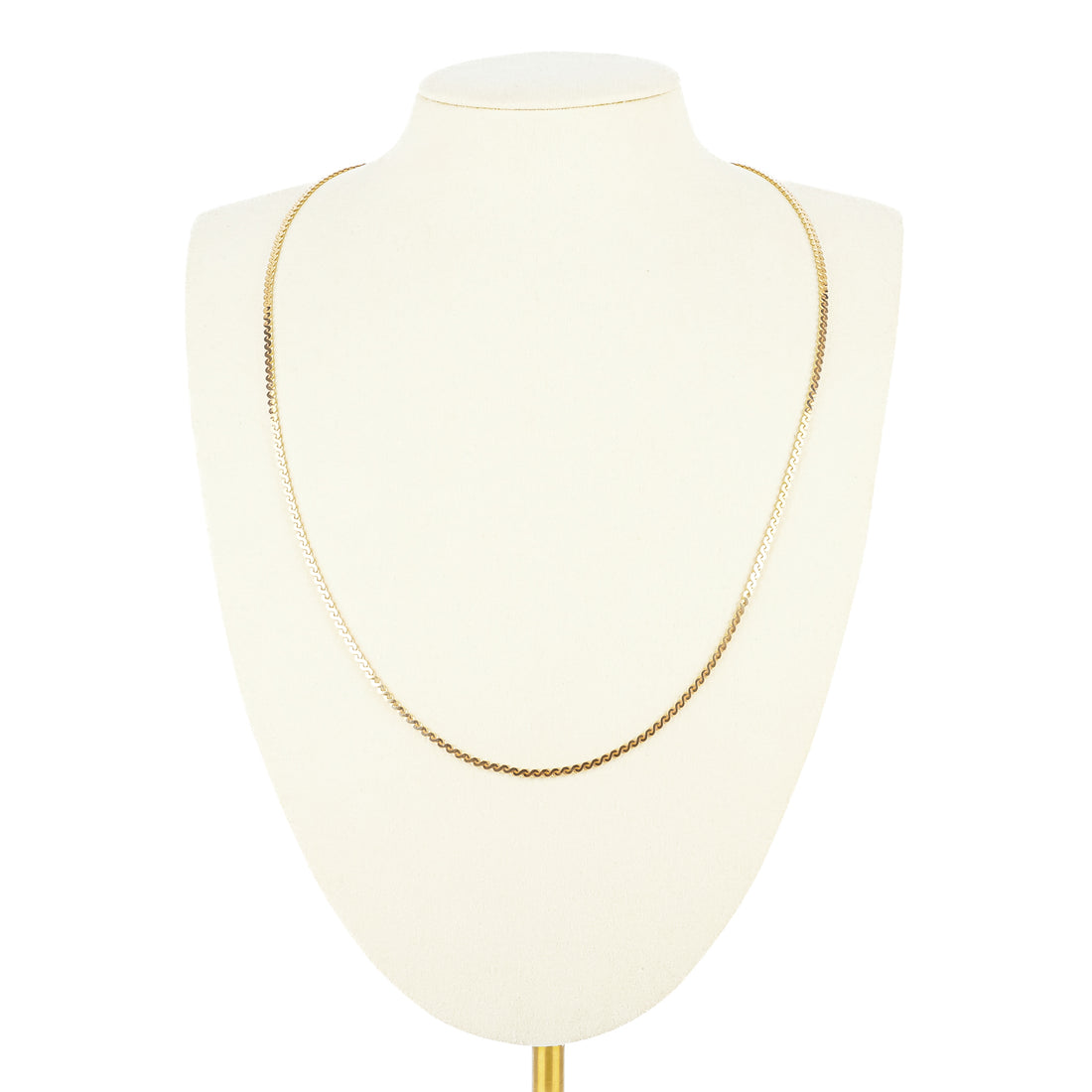 14K Yellow Gold 'S' Link Necklace