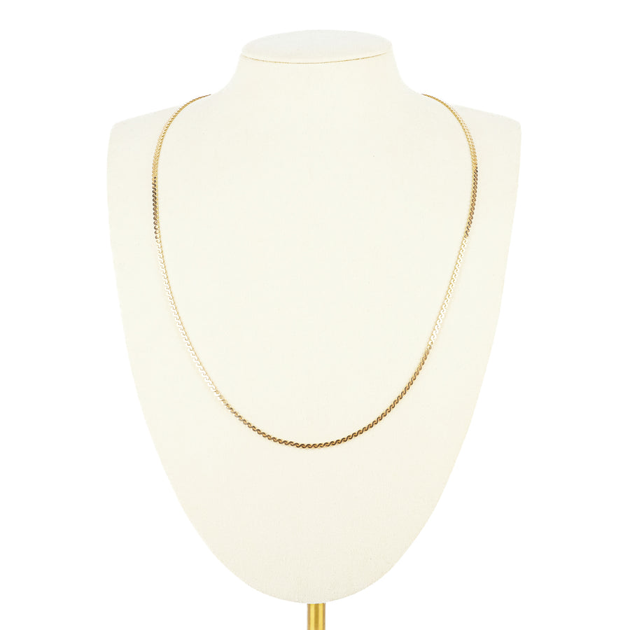 14K Yellow Gold 'S' Link Necklace