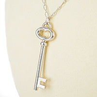TIFFANY & CO 925 Key Pendant Necklace